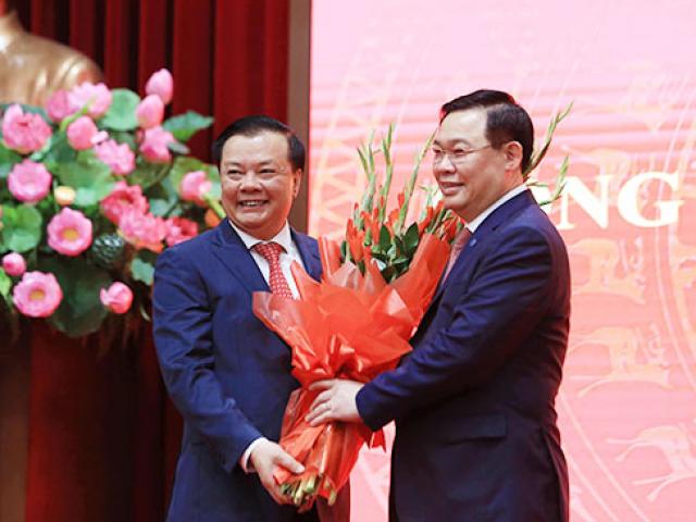 Ông Đinh Tiến Dũng nói gì khi nhậm chức Bí thư Thành ủy Hà Nội?