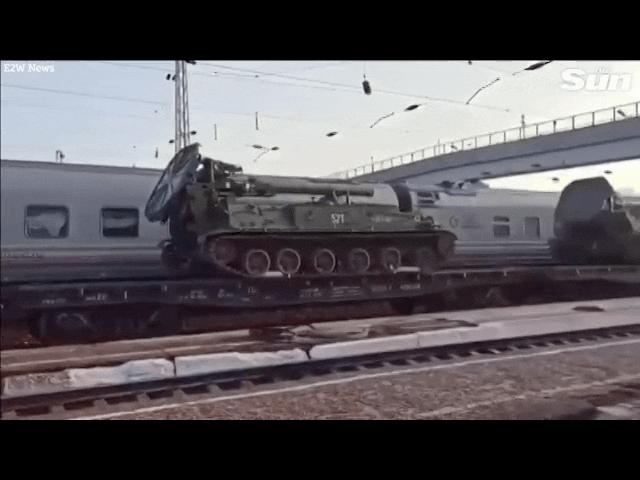 Video: Nga đưa siêu súng cối tự hành có thể bắn đạn hạt nhân đến biên giới Ukraine?