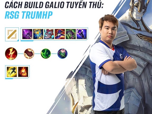 Cách dùng tướng Galio đi đường giữa của các cao thủ LMHT: Tốc chiến