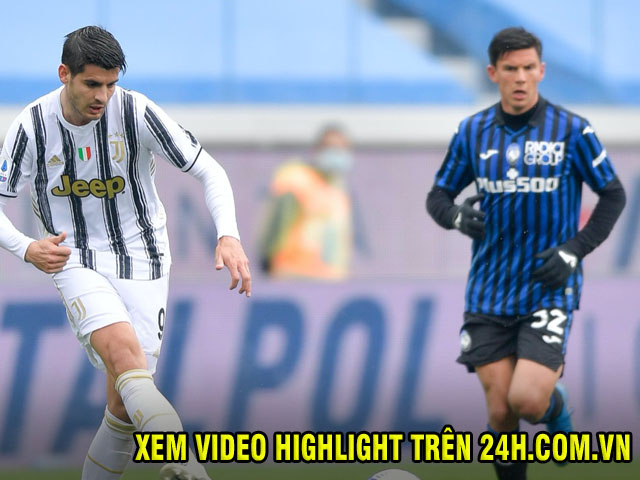 Video Atalanta - Juventus: Đòn đau cuối trận, nỗi nhớ Ronaldo