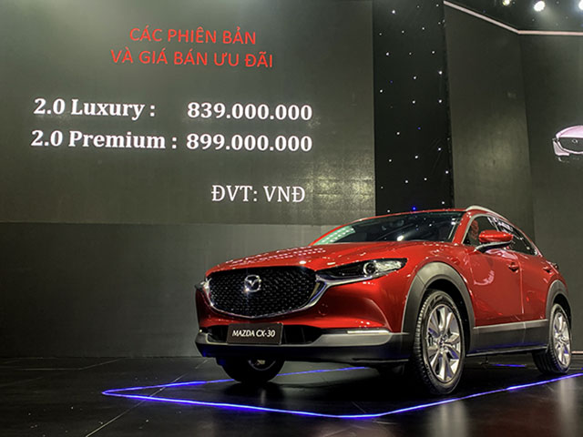 Cận cảnh Mazda CX-30 mới, giá hơn 830 triệu đồng