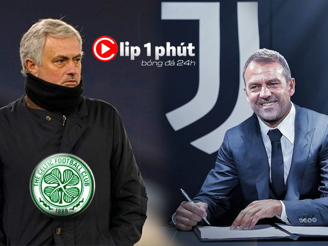 Celtic mời Mourinho đá Super League Ngoại hạng Anh, Juventus nhắm HLV có cú ”ăn 6” (Clip 1 phút Bóng đá 24H)