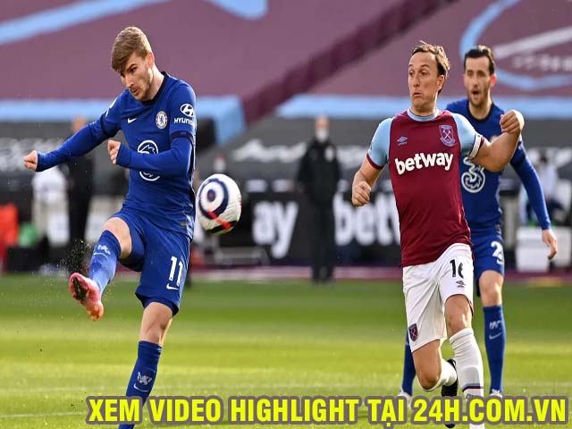 Video West Ham - Chelsea: Werner lập công, vững vàng top 4