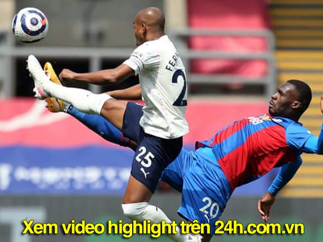 Video Crystal Palace - Man City: 84 giây bùng nổ, chờ MU thua là vô địch