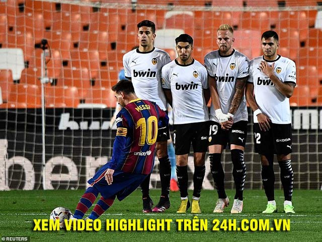 Video Valencia - Barcelona: Kịch bản thót tim, Messi ra tay cứu rỗi