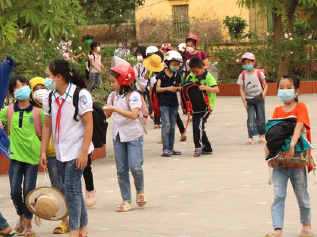 Hải Dương: Huyện Ninh Giang cho học sinh ở nhiều trường tạm thời nghỉ học từ ngày 5/5