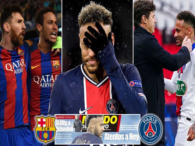 Neymar bị ”bóc phốt” trước khi gia hạn với PSG, từng cầu cứu MU - Man City