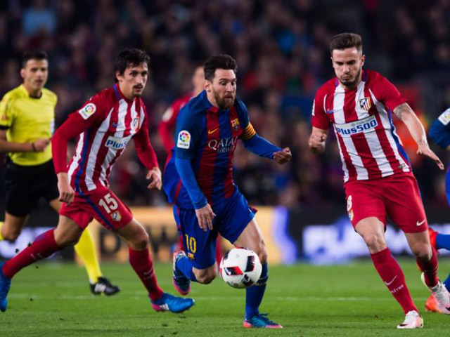 Nhận định bóng đá Barcelona - Atletico Madrid: Quyết đấu cho ngôi đầu, Messi gặp ”mồi ngon”