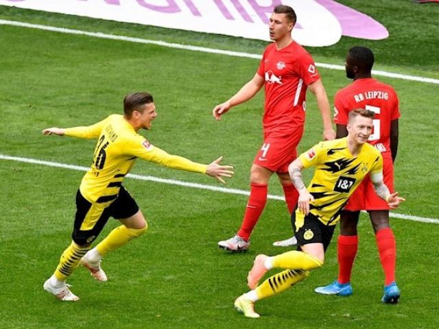 Video Dortmund - RB Leipzig: Rượt đuổi 5 bàn, Sancho rực sáng phút 87
