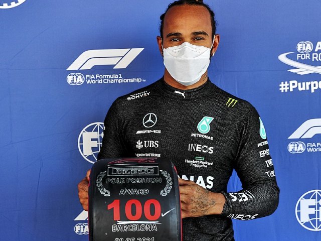 Đua xe F1 - Đua phân hạng Spanish GP: Hamilton đoạt pole thứ 100