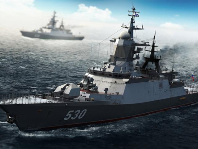 Kinh ngạc trước siêu chiến hạm tàng hình trang bị vũ khí tối tân của Nga