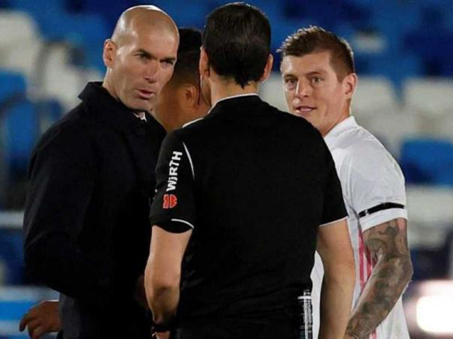 Real bị cầm hòa, lỡ ngôi đầu La Liga: Đây là lý do Zidane nổi điên với trọng tài