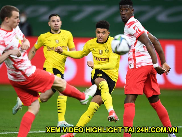 Video Leipzig - Dortmund: Sancho, Haaland đua nhau tỏa sáng, đại tiệc 5 bàn