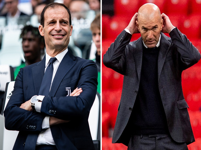 Zidane phát cáu vì tin đồn rời Real Madrid, Allegri chờ thay thế