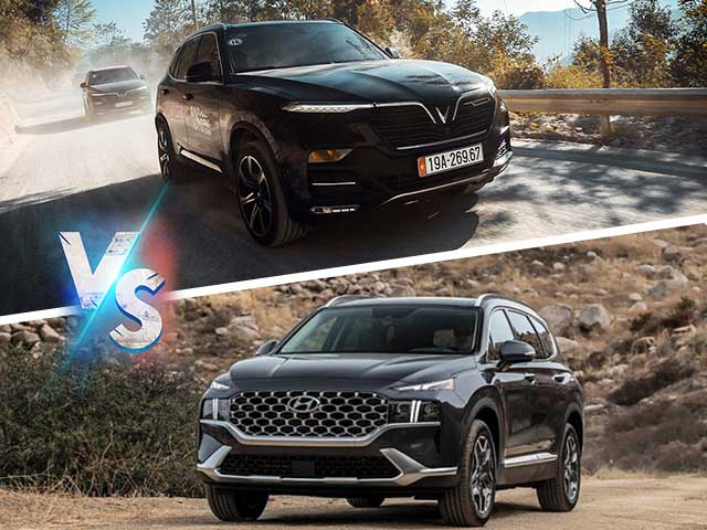 VinFast Lux SA2.0 vs Hyundai SantaFe: Bạn sẽ chọn xế Hàn hay Việt khi ”vác” hơn 1 tỷ đi mua xe?