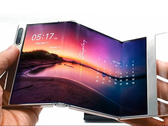 HOT: Samsung tung video về màn hình gập 3 đầu tiên trên thế giới