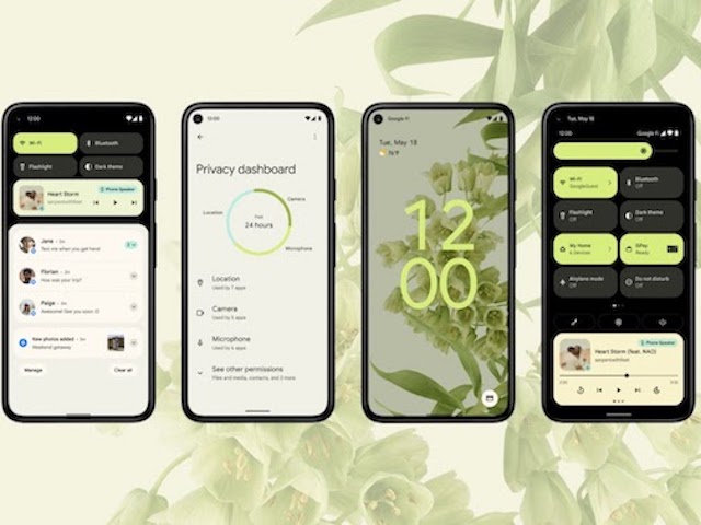 Google giới thiệu Android 12 với thiết kế ”lột xác” chưa từng thấy