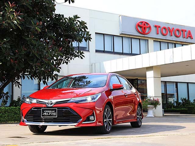 Giá xe Toyota Corolla Altis lăn bánh tháng 5/2021