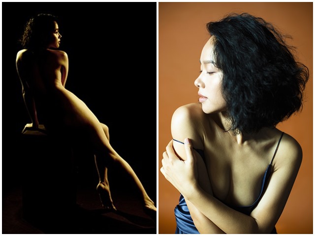 Hoàng Quyên gây sửng sốt với bộ ảnh nude nghệ thuật