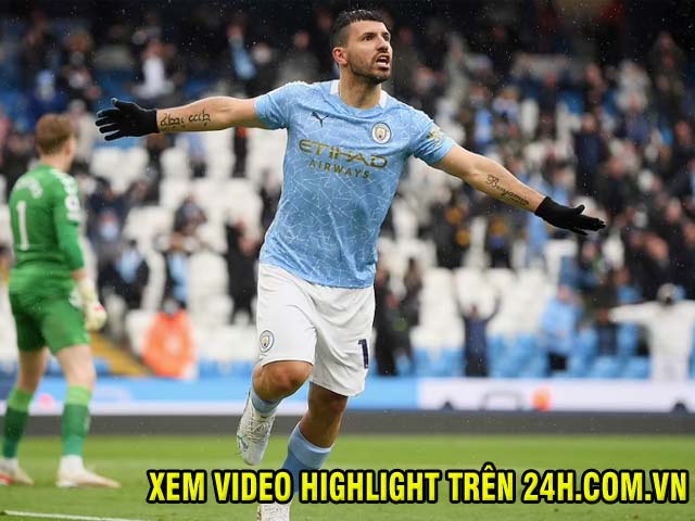 Video Man City - Everton: Đại tiệc 5 bàn, Aguero chia tay ngọt ngào