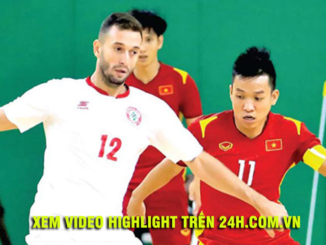 Video ĐT futsal Việt Nam - Lebanon: Tấn công vũ bão, sáng cửa lần thứ 2 dự World Cup