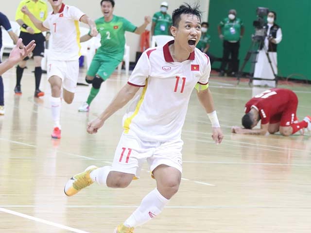 Video ĐT futsal Việt Nam - Lebanon: Bàn thắng lịch sử, vỡ òa đoạt vé World Cup