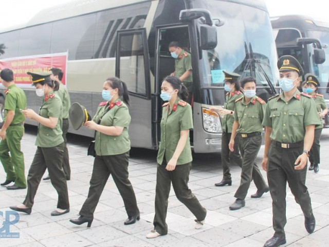 166 ”chiến sỹ áo trắng” Bộ Công an lên chi viện cho Bắc Giang