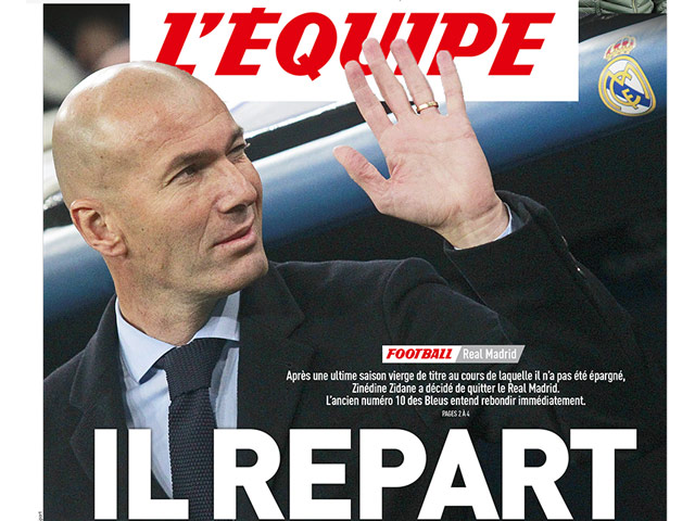 Báo Pháp hé lộ động thái mới nhất của Zidane, rời Real vì lý do này