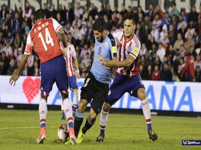 Video Uruguay - Paraguay: Suarez nỗ lực kiệt cùng, kết quả tiếc nuối