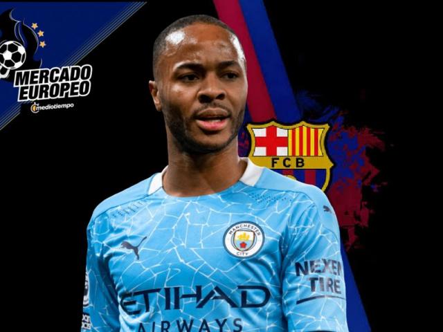 Barca có Aguero vẫn gây sốc, mua ”chân gỗ” Sterling trợ chiến Messi