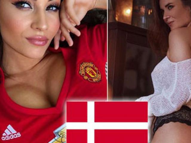 Tin nóng EURO 14/6: Fan nữ quyến rũ nhất MU cổ vũ Đan Mạch vào chung kết