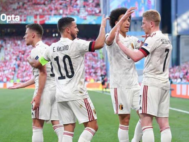 ĐT Bỉ thắng ngược Đan Mạch ở EURO: De Bruyne và Hazard phá kỷ lục 13 năm