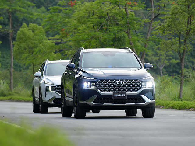 Giá xe Hyundai Santa Fe lăn bánh tháng 6/2021