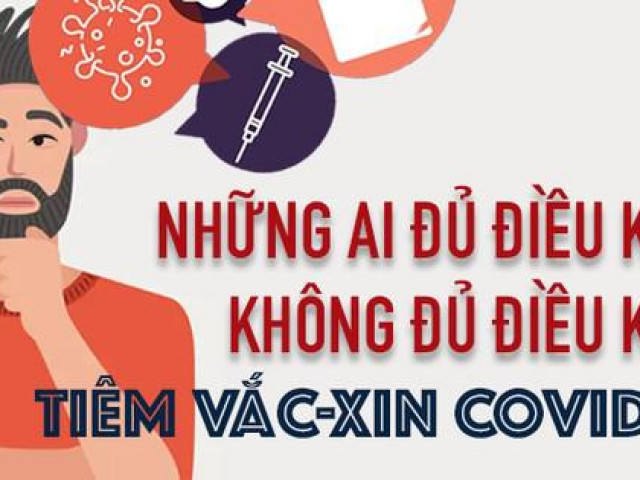 [Infographic] Điều kiện để tiêm vắc-xin COVID-19 an toàn