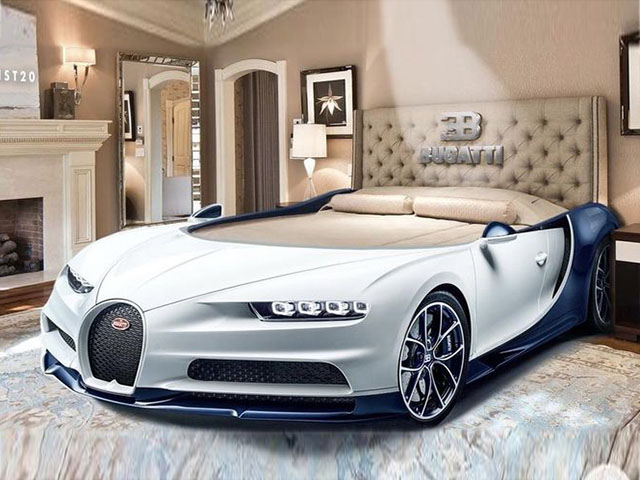 Bugatti Chiron phiên bản ”giường ngủ” trông sẽ như thế này này