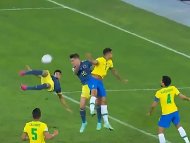 Brazil thua bàn sốc ở Copa America: Móc vô-lê đẹp như Rooney xé lưới Man City