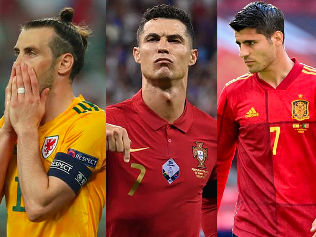 Bỏ lỡ không tưởng EURO 2020: Ronaldo, Bale chung mâm ”vua chân gỗ” Morata