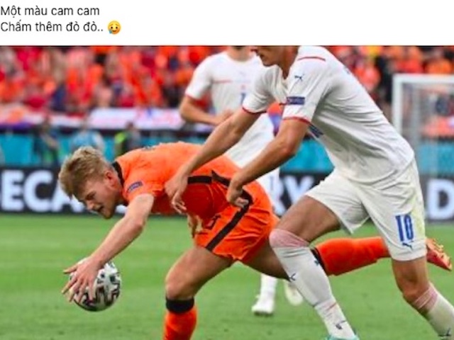 ”Cơn lốc màu da cam” Hà Lan bị CH Séc ”đá bay” khỏi EURO 2020 gây xôn xao MXH