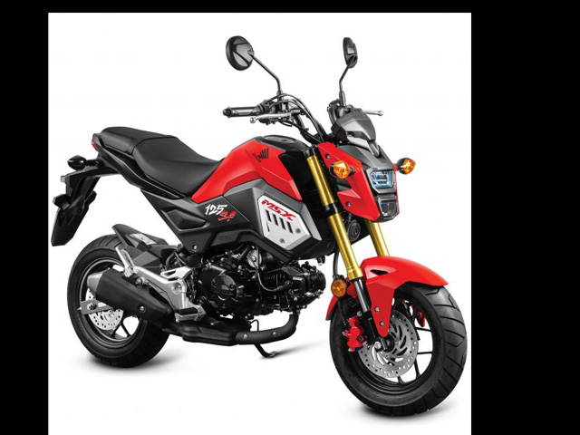 2018 Honda MSX 125 SF ”sặc sỡ” trong tùy chọn màu mới