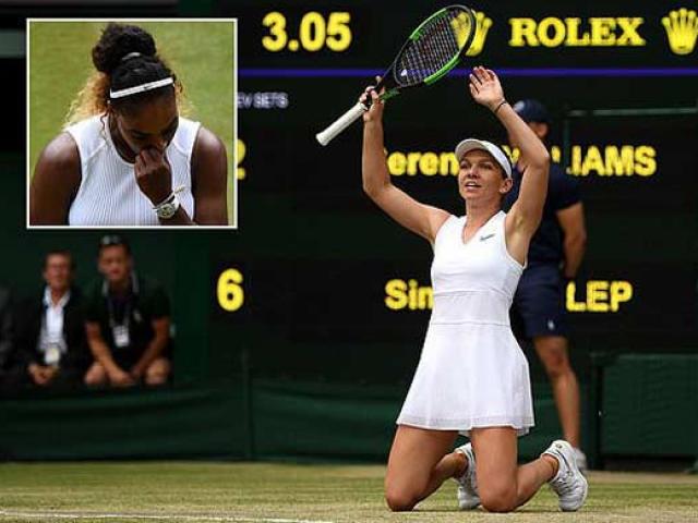 Tân nữ hoàng Wimbledon Halep: Ngày thần sầu vùi dập tượng đài Serena