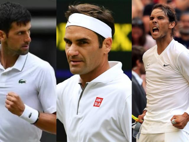Bảng xếp hạng tennis 15/7: Federer bay xa hậu Wimbledon, Nadal-Djokovic ”nóng gáy”