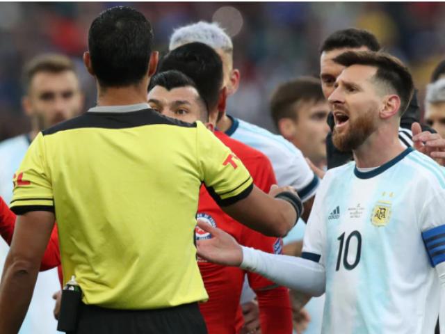 Messi xin giảm thẻ đỏ Copa America thành thẻ vàng: Dễ nhận án nặng hơn
