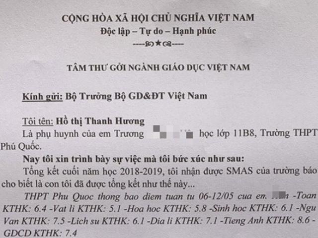 “Á khôi doanh nhân” xúc phạm hiệu trưởng ở Phú Quốc viết tâm thư gửi Bộ trưởng GD-ĐT