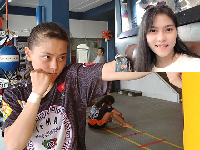 Nữ võ sĩ Muay Việt 20 tuổi vô địch thế giới: Xinh như hot girl