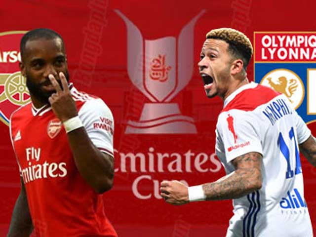Trực tiếp bóng đá Arsenal - Lyon: Bảo vệ ngai vàng Emirates