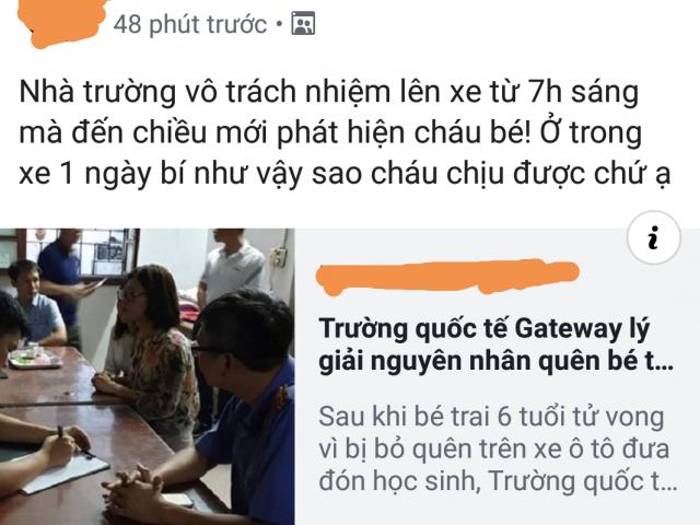 Cộng đồng mạng phẫn nộ, chia sẻ trước cái chết của bé trai lớp 1 trên xe buýt