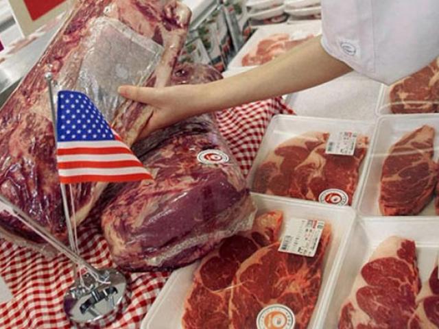 Lô thịt heo Mỹ ”khổng lồ” giá 26.000 đồng/kg