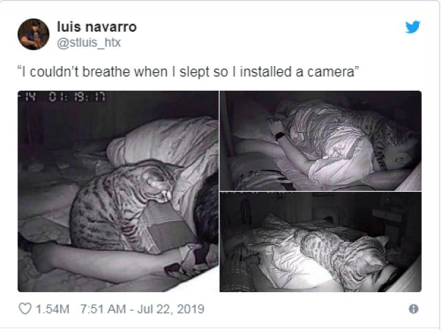 Đặt camera phòng ngủ, chàng trai phát hiện nguyên nhân khiến anh khó thở hằng đêm