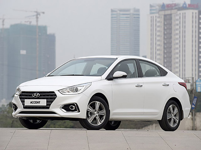 Accent là dòng xe bán chạy nhất của Hyundai tại Việt Nam trong tháng 7/2019