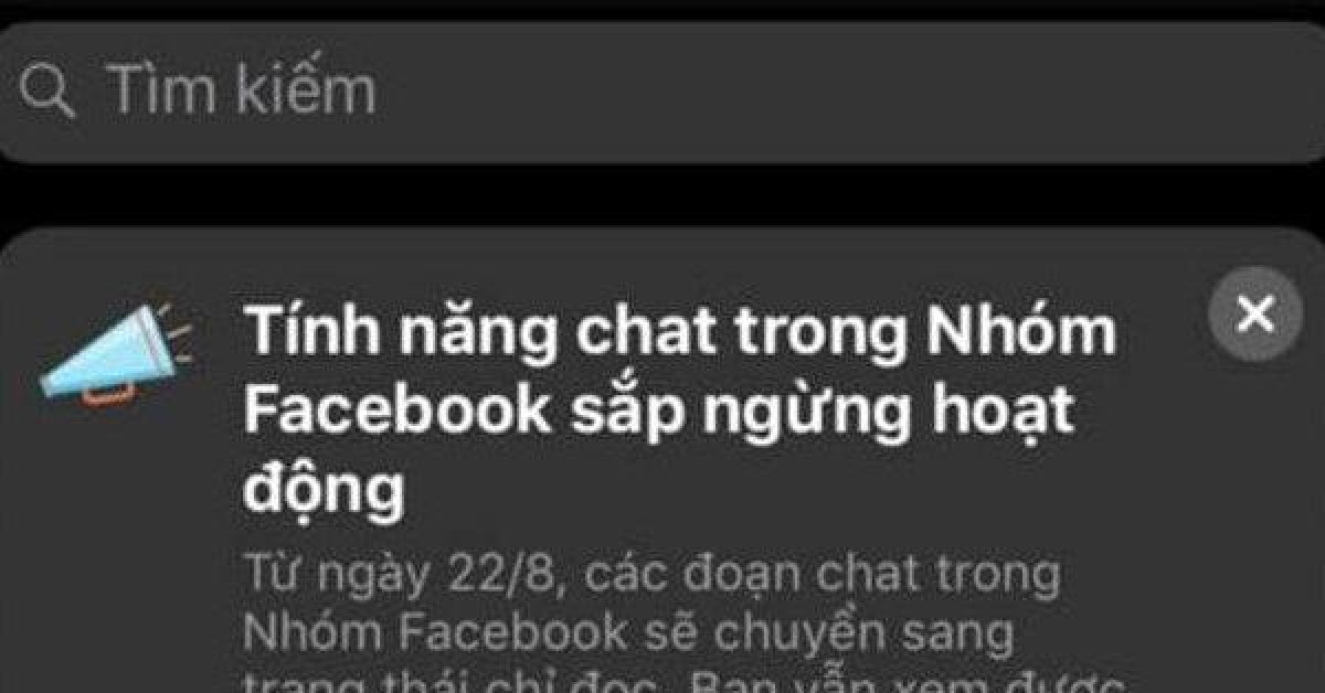 Thông báo ngắn gọn của Facebook khiến hàng triệu người hoang mang